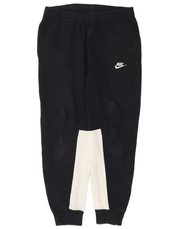 Pantaloni da tuta da uomo Nike Joggers Medium Black Colourblock in cotone
