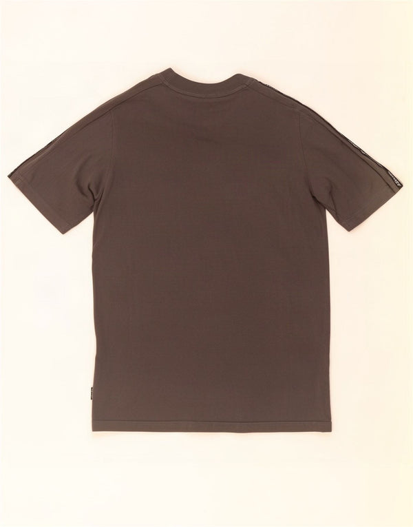 Maglietta grafica Adidas da ragazzo, 13-14 anni, in cotone color block grigio