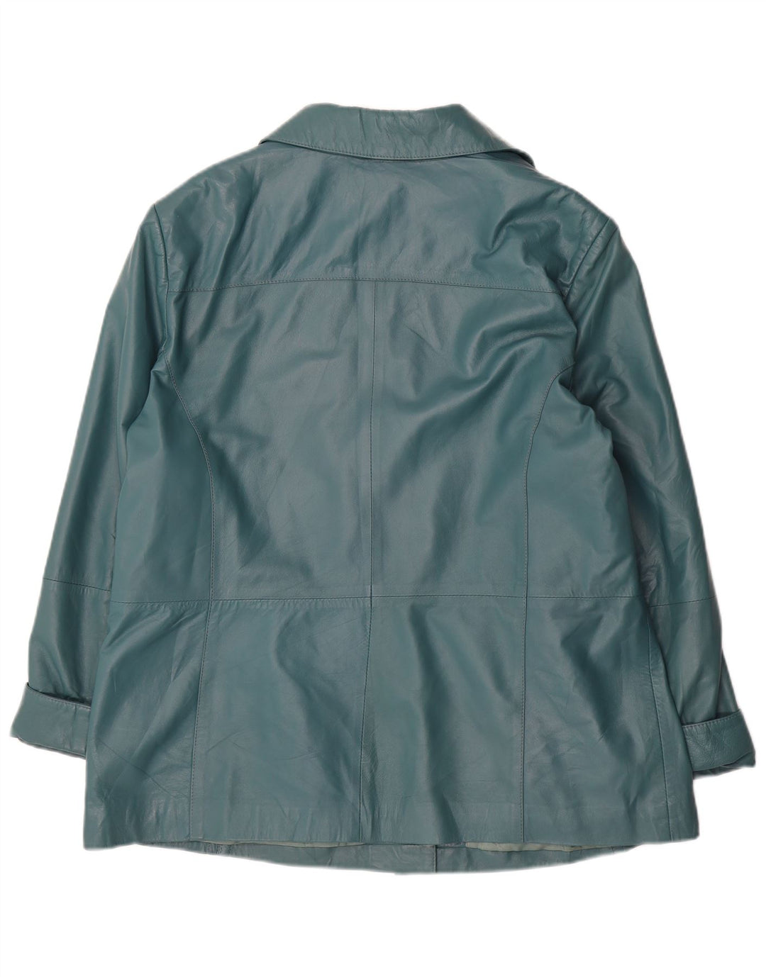 Giacca in pelle da donna vintage EU 48 2XL Pelle verde