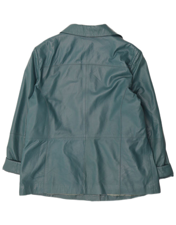 Giacca in pelle da donna vintage EU 48 2XL Pelle verde