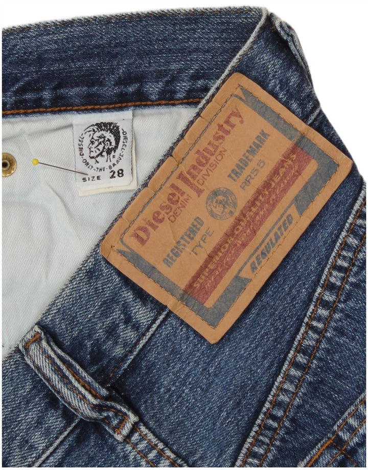 Jeans dritti da uomo Diesel W28 L31 cotone blu