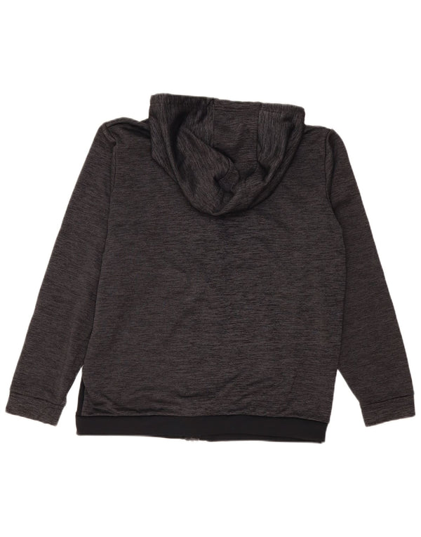 Felpa con cappuccio e zip Under Armour da uomo Cold Gear Large Grey Colourblock