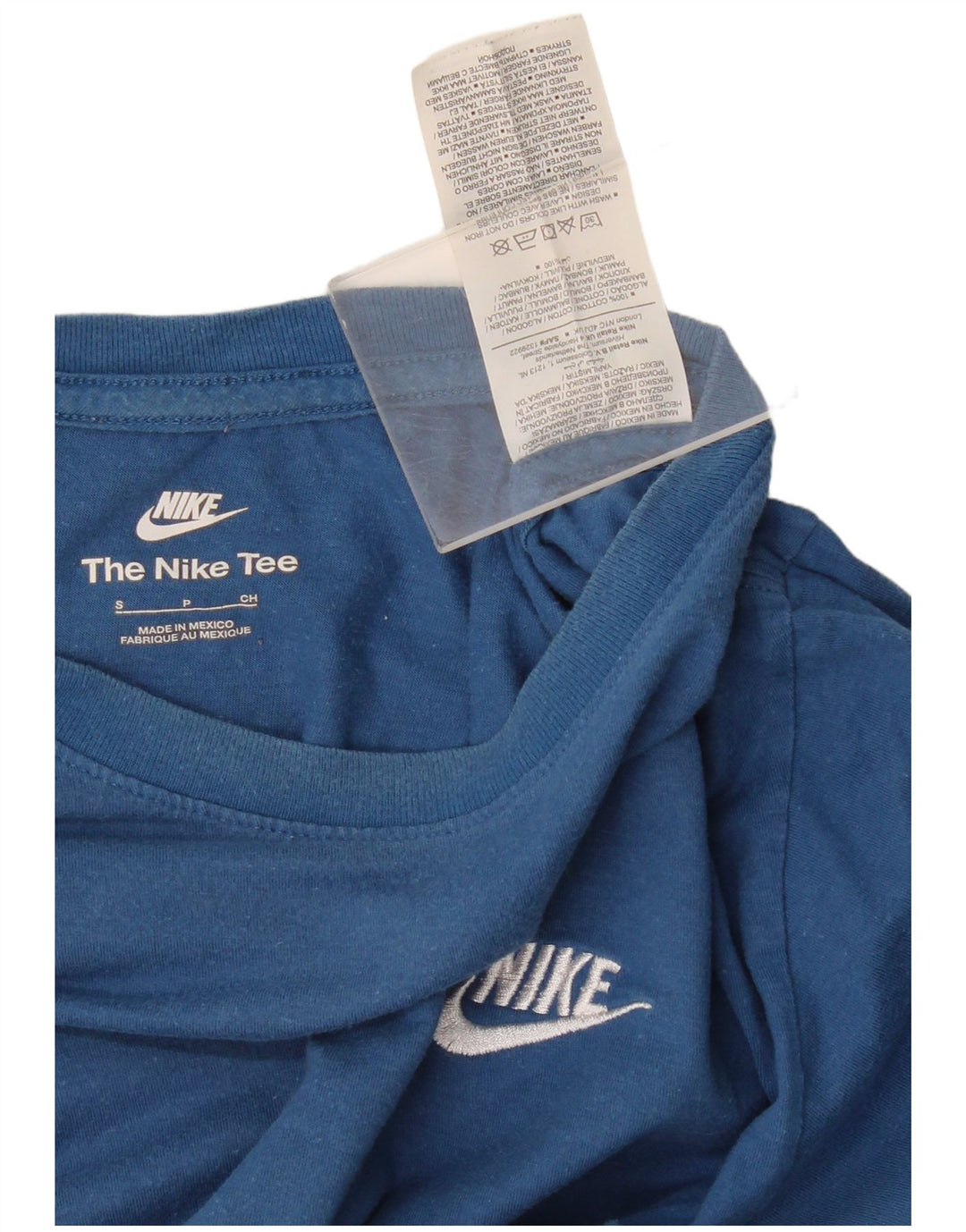T-shirt Nike The Tee da uomo, piccola, in cotone blu