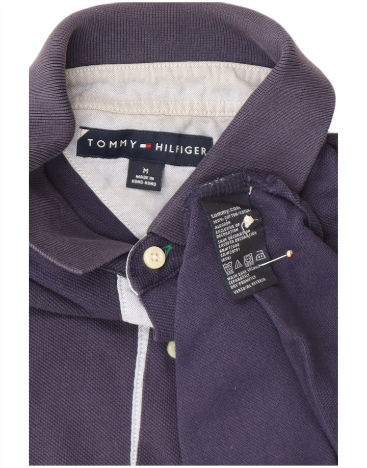 TOMMY HILFIGER Polo da uomo in cotone blu navy medio