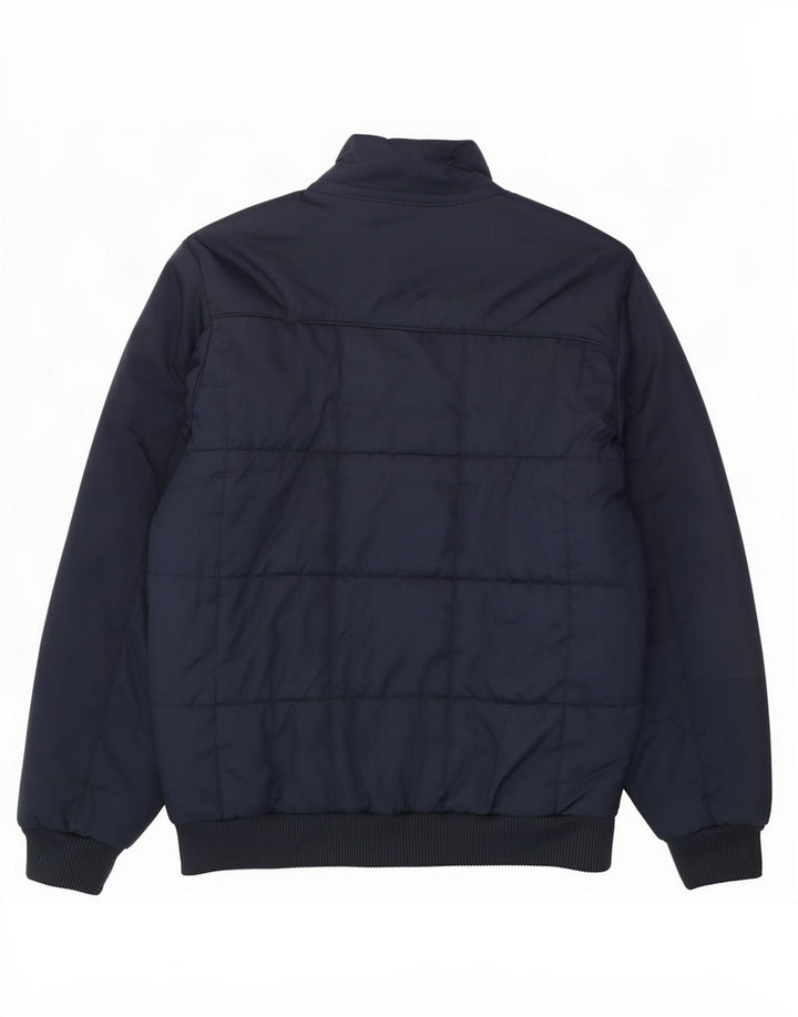 Giacca imbottita Adidas da ragazzo 13-14 anni in poliestere color block blu navy