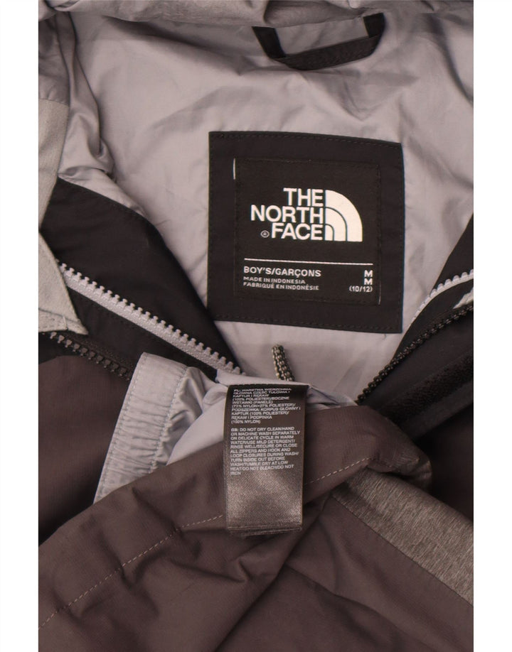 Giacca antipioggia con cappuccio The North Face da bambino 10-11 anni in poliestere grigio medio