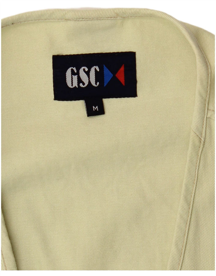 Gilet pratico da uomo vintage UK 38 verde medio