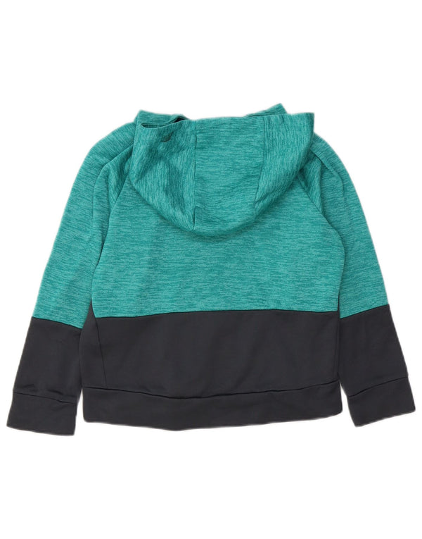 Maglione con cappuccio per ragazzi RUSSELL ATHLETIC 7-8 anni Colorblock verde medio