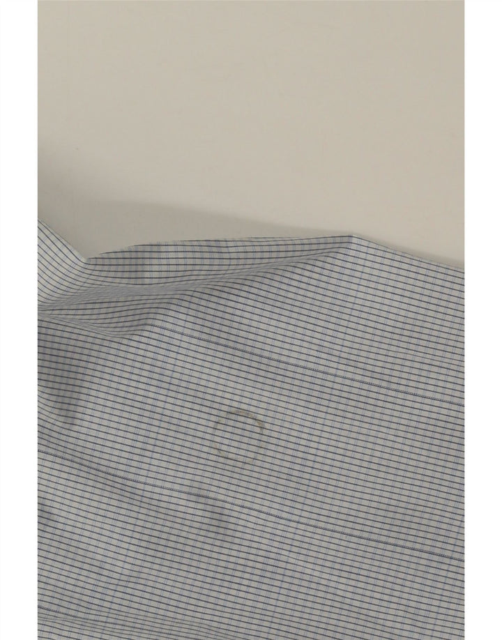 Camicia Calvin Klein da uomo extra slim fit taglia 15 a quadri blu medio