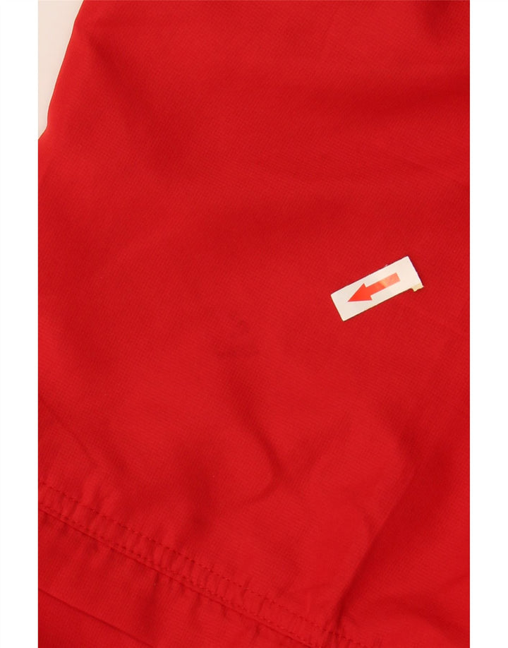 Pantaloni da tuta ASICS da donna UK 14 Large Rosso Poliestere