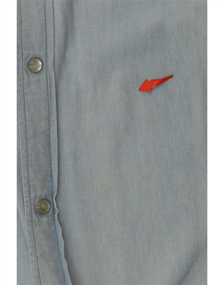 LEVI'S Camicia di jeans da uomo grande in cotone blu