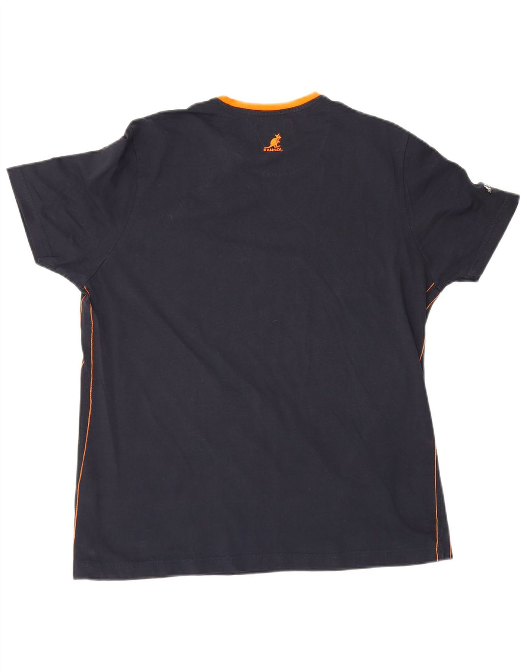 T-shirt da uomo Kangol Top XL in cotone blu navy