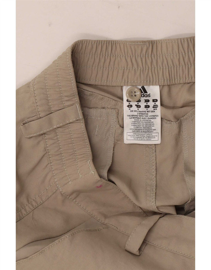 Pantaloni grafici Adidas da donna medi W30 L30 nylon marrone