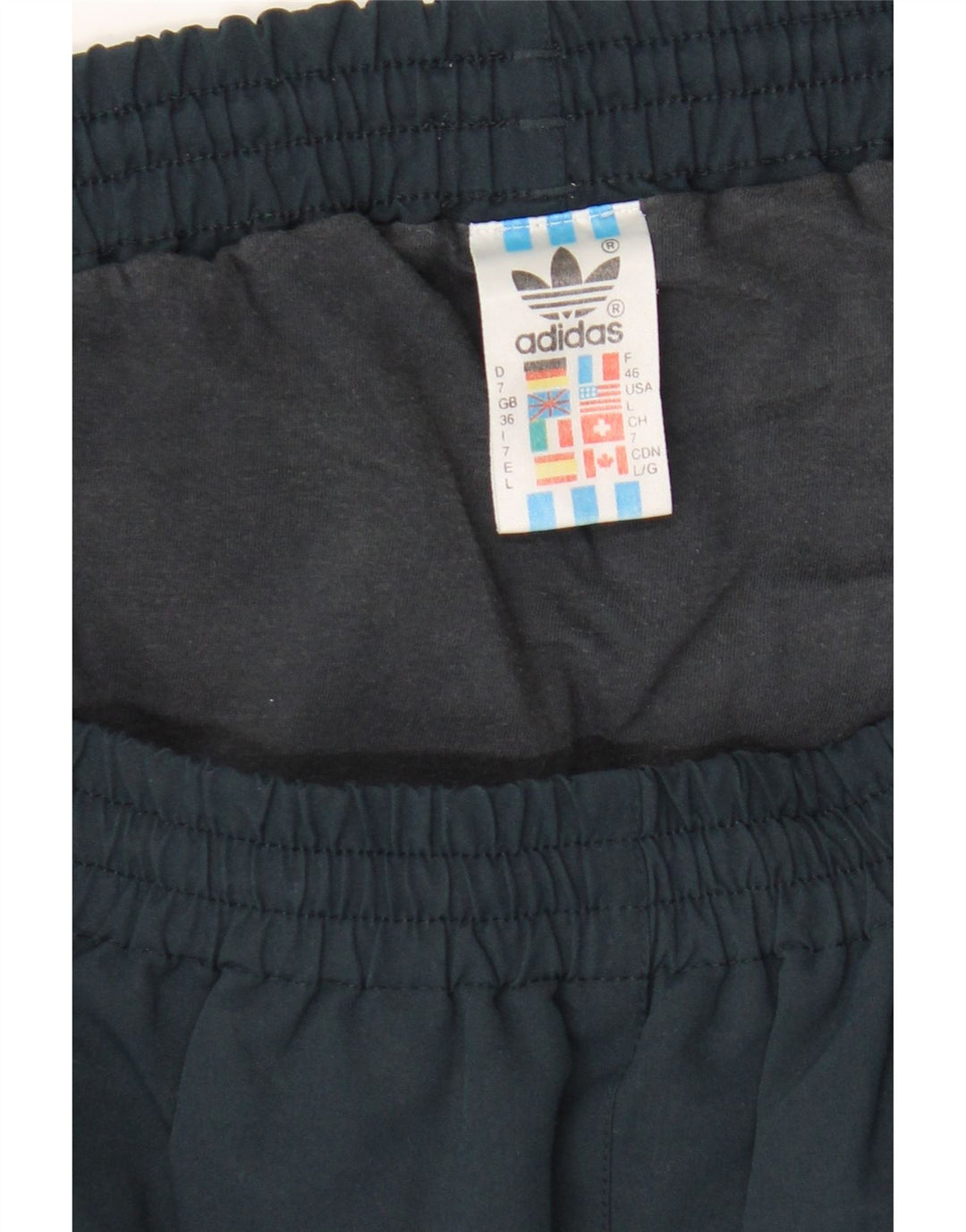 Pantaloncini sportivi da uomo Adidas Large blu navy in poliestere