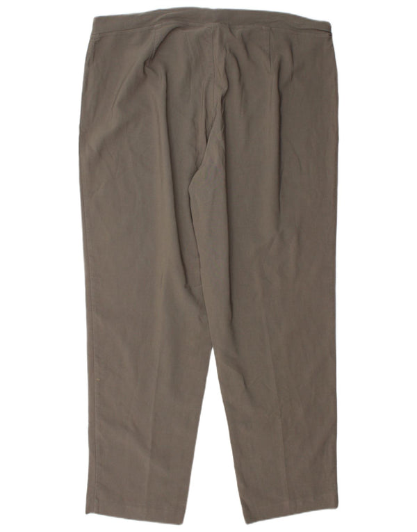 Pantaloni casual da donna Marks & Spencer Autograph UK 18 XL W40 L31 Grigio
