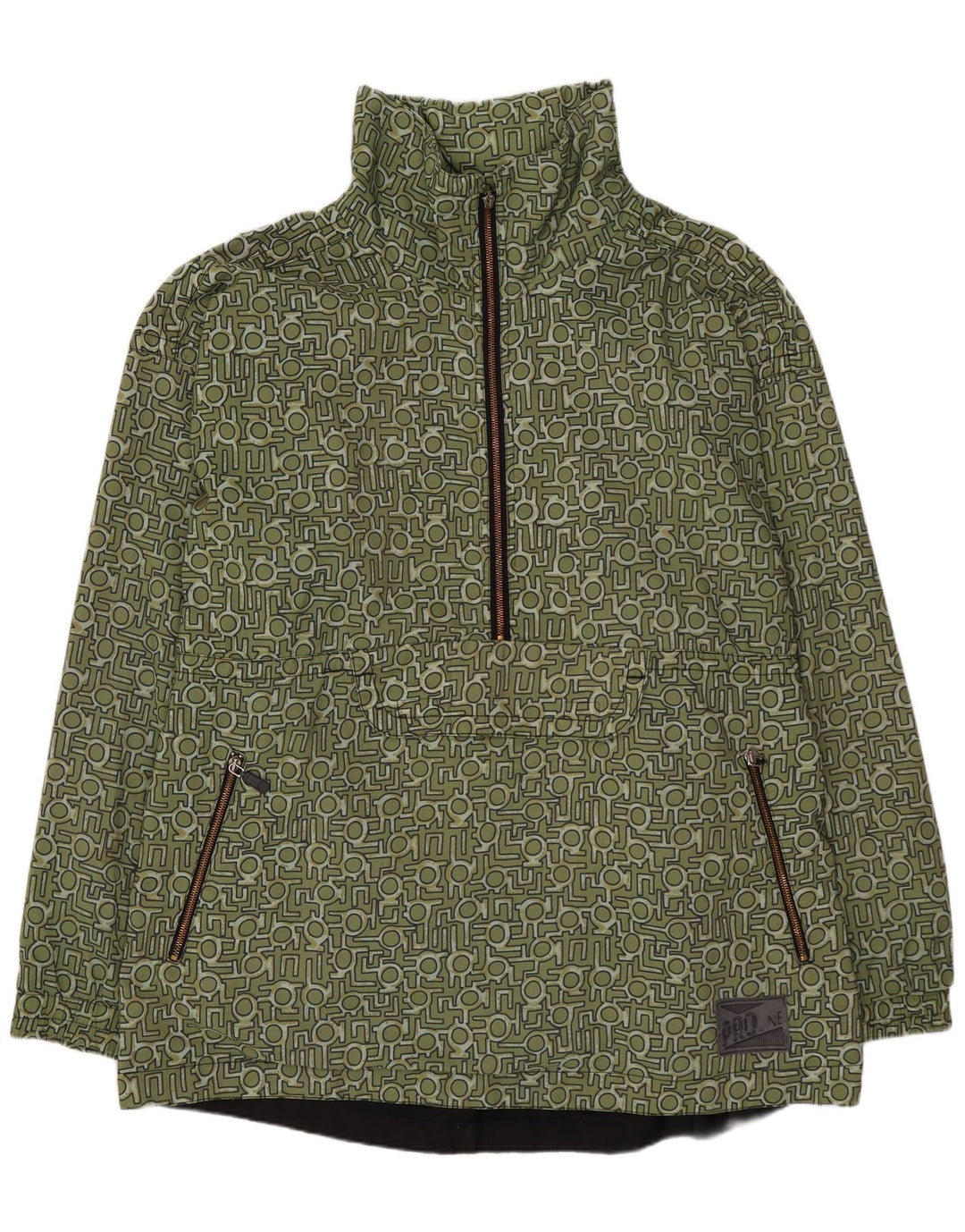Giacca anorak da uomo PROLINE UK 44 2XL Verde geometrico