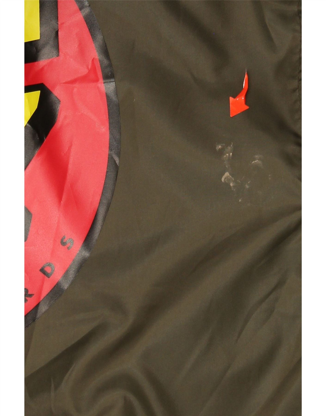 Giubbotto bomber con cappuccio grafico da uomo Santa Cruz UK 40 grande poliestere kaki