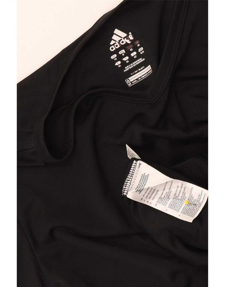 T-shirt da donna Adidas Top UK 14 Medium Nero Poliestere