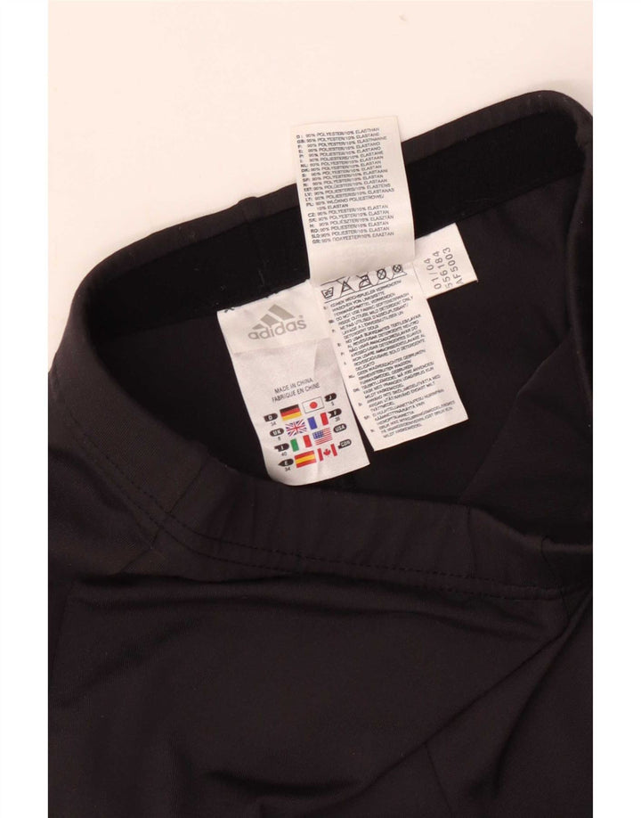 Pantaloni da tuta Adidas Climalite Capri da donna UK 8 Small Poliestere nero