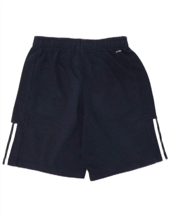 ADIDAS Mens Climalite Sport Shorts Medium  Navy Blue Cotton