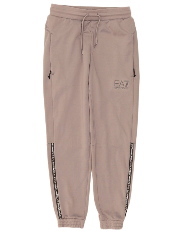 Pantaloni da tuta con grafica da uomo Emporio Armani Joggers XS Poliestere grigio