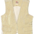 Gilet da donna Levi's UK 10 Small Gold Cotton Western