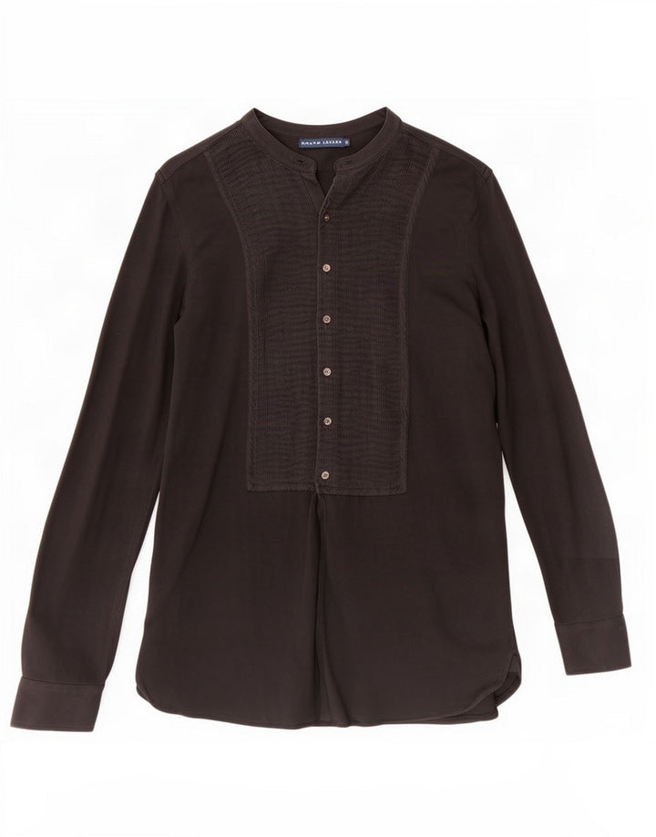 Camicia da donna Ralph Lauren UK 12 cotone nero medio