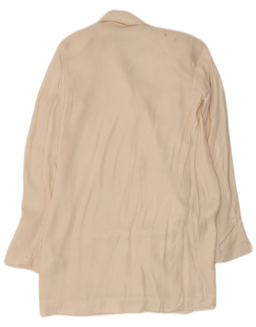Cappotto Zara da donna UK 6 XS in viscosa bianco sporco