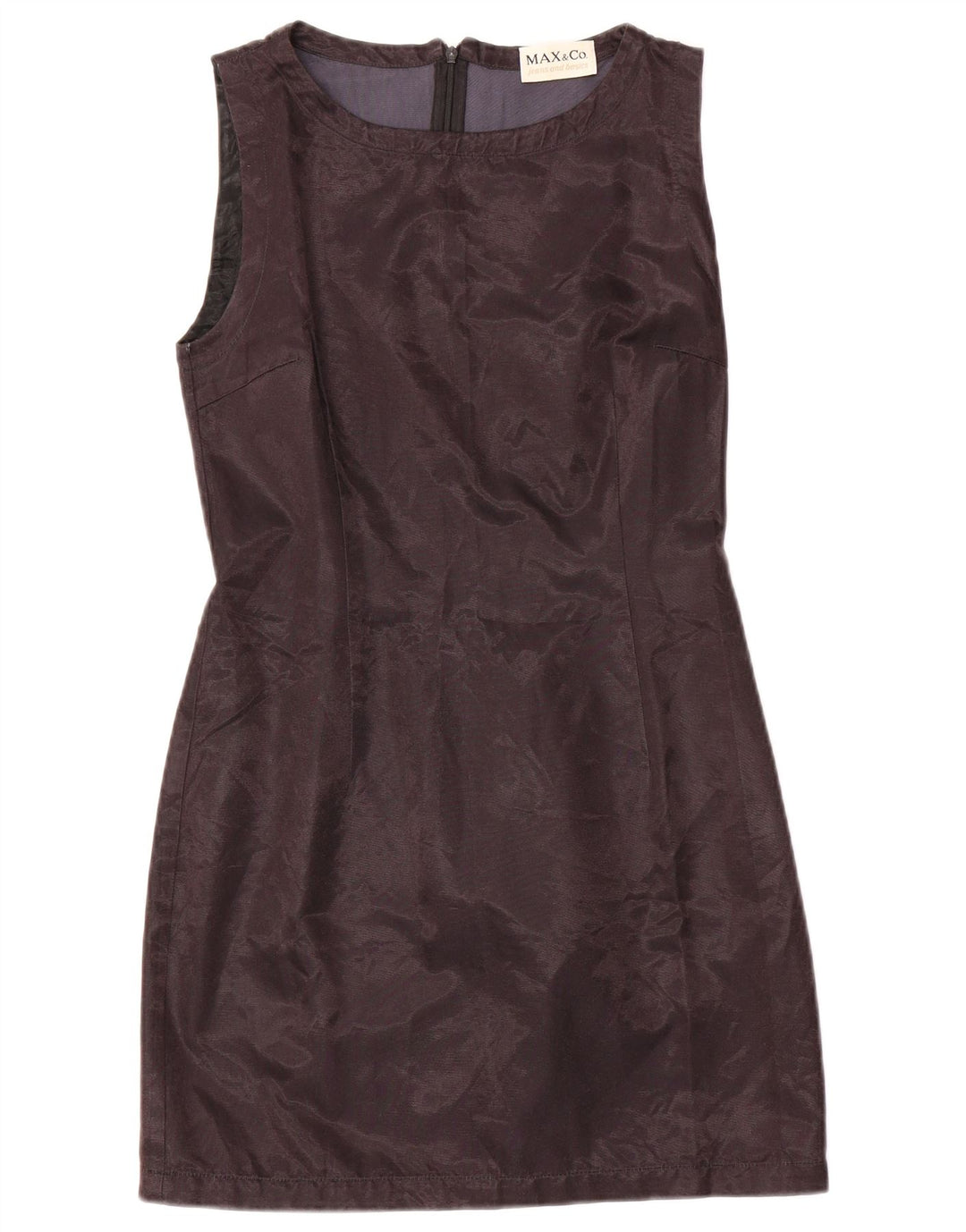 Abito tubino senza maniche da donna Max & Co. UK 12 cotone nero medio