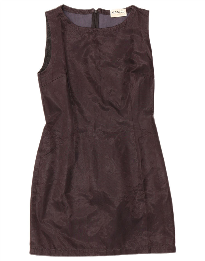 Abito tubino senza maniche da donna Max & Co. UK 12 cotone nero medio