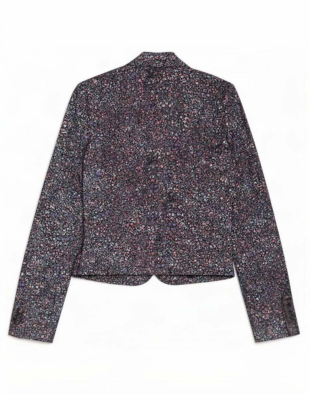 Giacca Bolero da donna Monsoon UK 12 Cotone floreale nero medio