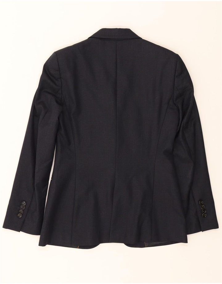 MASSIMO DUTTI Womens 2 Button Blazer Jacket EU 38 Small Navy Blue Vintage Massimo Dutti and Second-Hand Massimo Dutti from Messina Hembry 