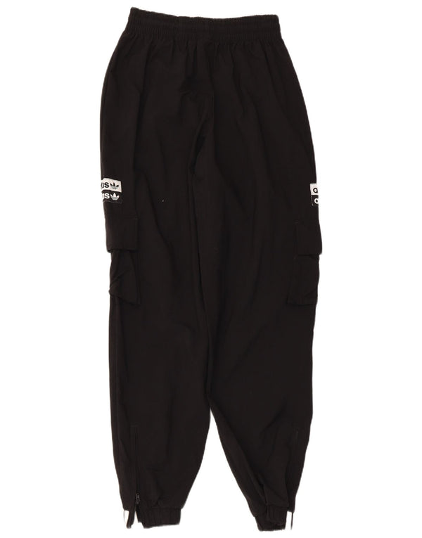 Adidas Pantaloni da tuta con grafica da donna Joggers UK 8 Small Nero