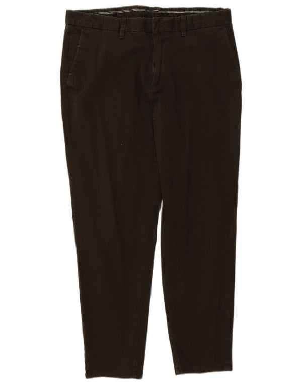 Pantaloni chino affusolati da uomo Zara EU 44 Large W34 L27 Khaki