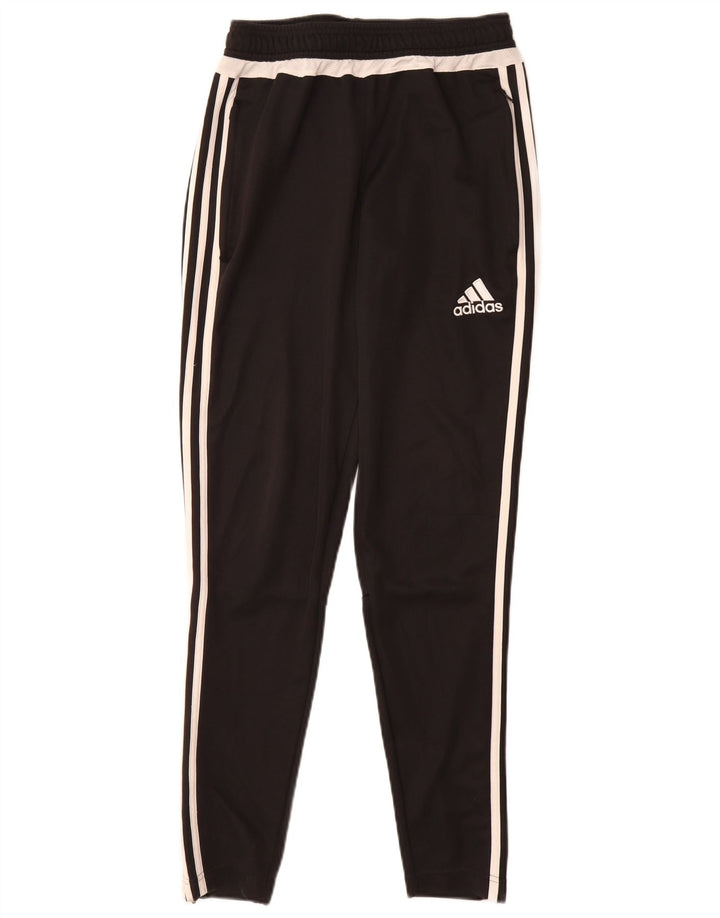 Pantaloni da tuta Adidas Climacool da uomo piccoli in poliestere color block nero