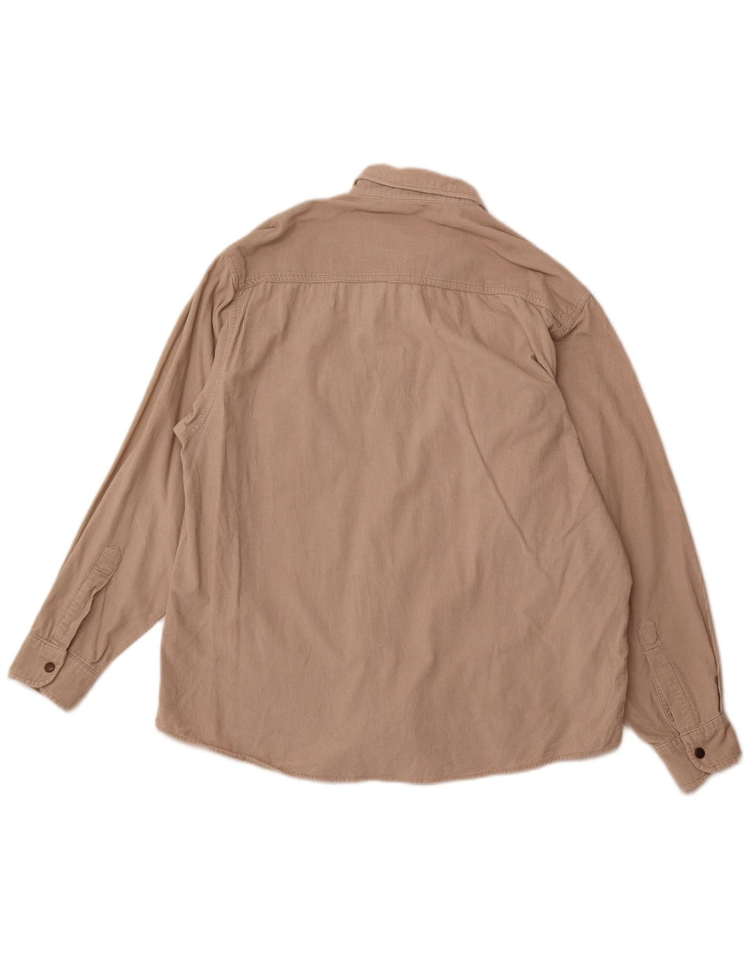 COTTON CLUB Camicia da uomo in velluto a coste grande in cotone beige