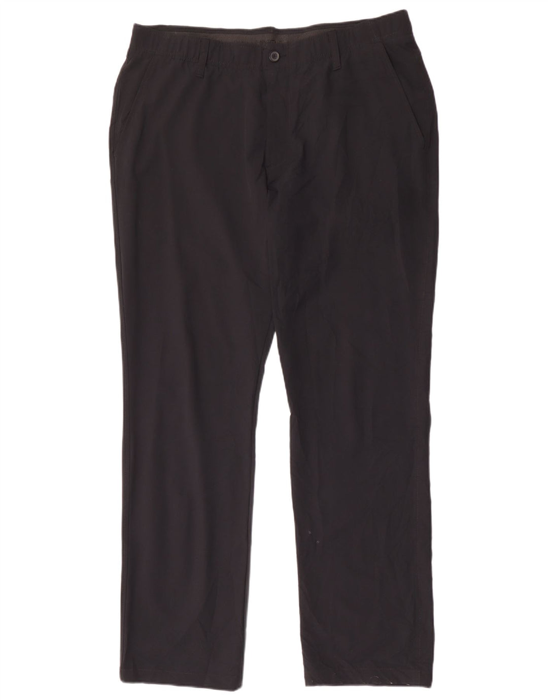 Pantaloni chino dritti da uomo UNDER ARMOUR W38 L32 poliestere nero