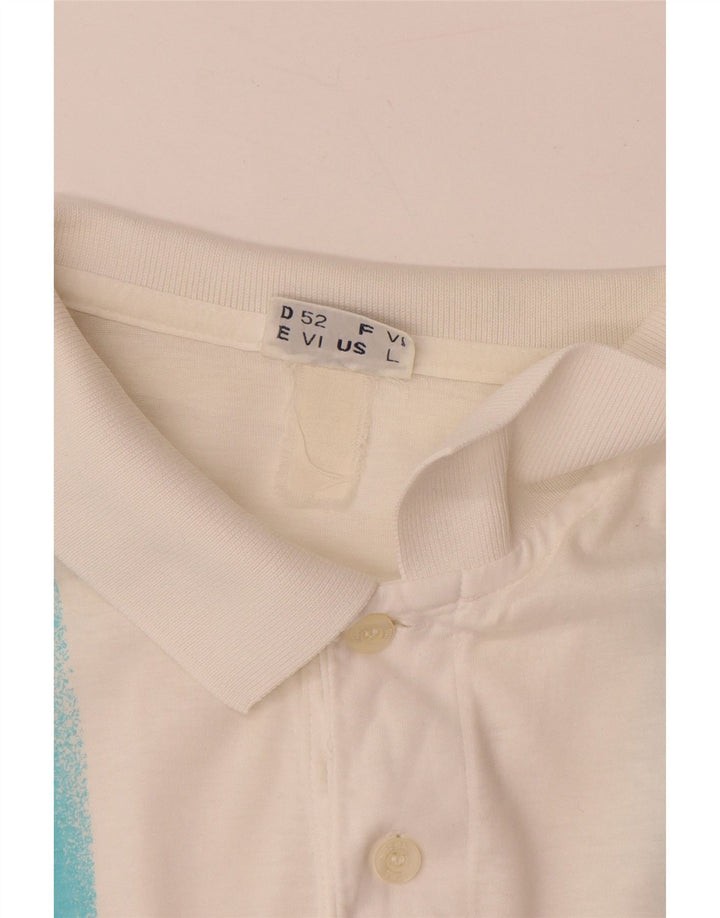 Polo da uomo SERGIO TACCHINI EU 52 Large White Striped