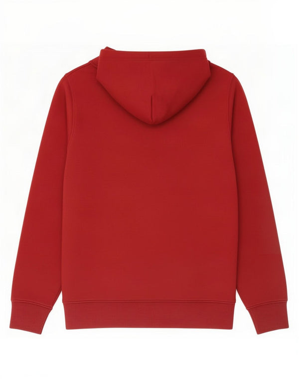 Gant Felpa con cappuccio da uomo, grande, in cotone bordeaux