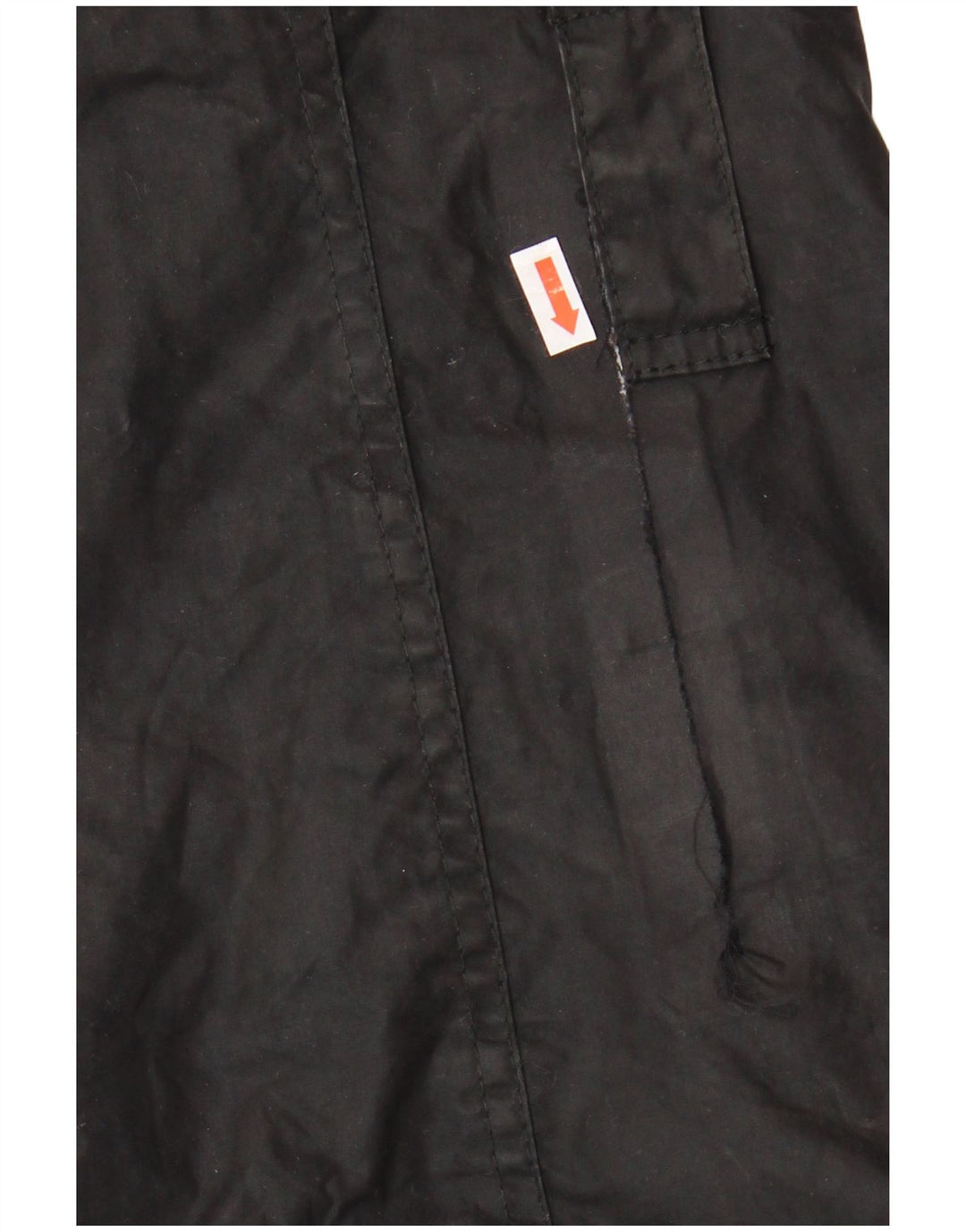 BARBOUR Womens Military Waxed Cotton Jacket UK 14 Large Black