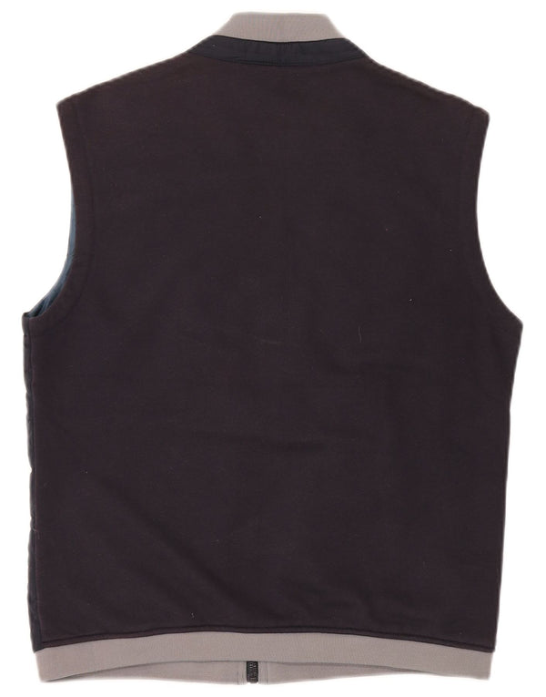 Gilet imbottito da uomo Zara UK 42 XL blu navy
