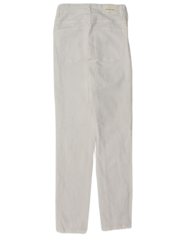 ZARA Womens Slim Jeans EU 34 2XS W24 L27 White
