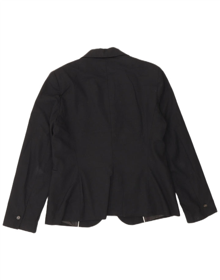 Giacca blazer a 1 bottone da donna Zara EU 40 poliestere nero medio