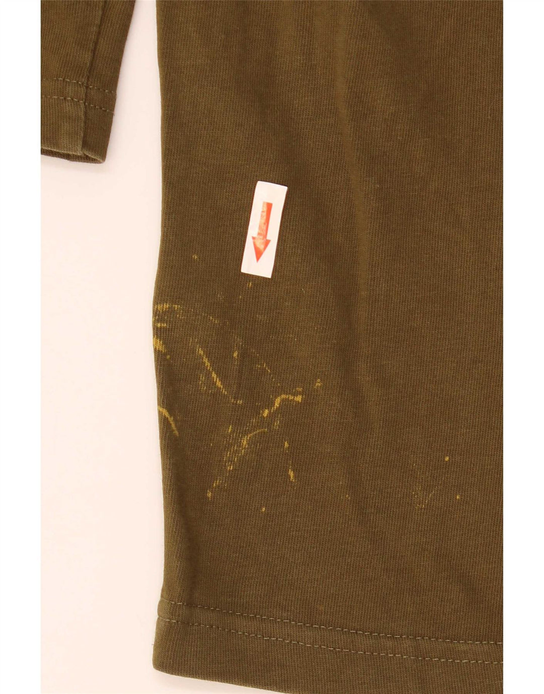 Maglia Puma da uomo a maniche lunghe in cotone kaki medio