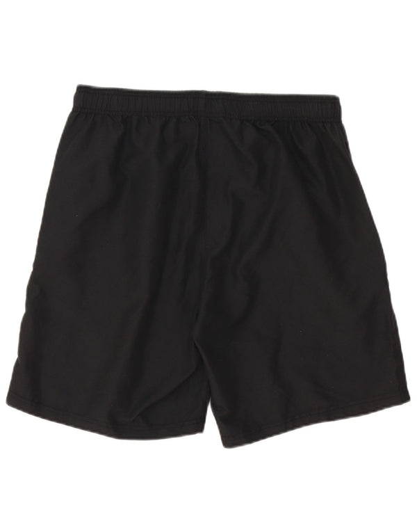 Pantaloncini sportivi grafici da uomo Kappa grandi neri in poliestere