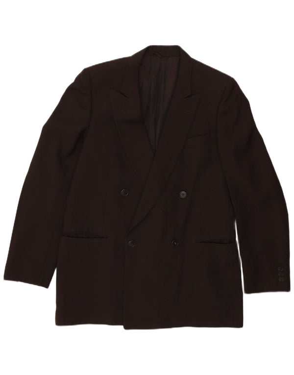 Giacca Blazer Doppiopetto Uomo Cerruti 1881 IT 52 XL Marrone Lana Classica