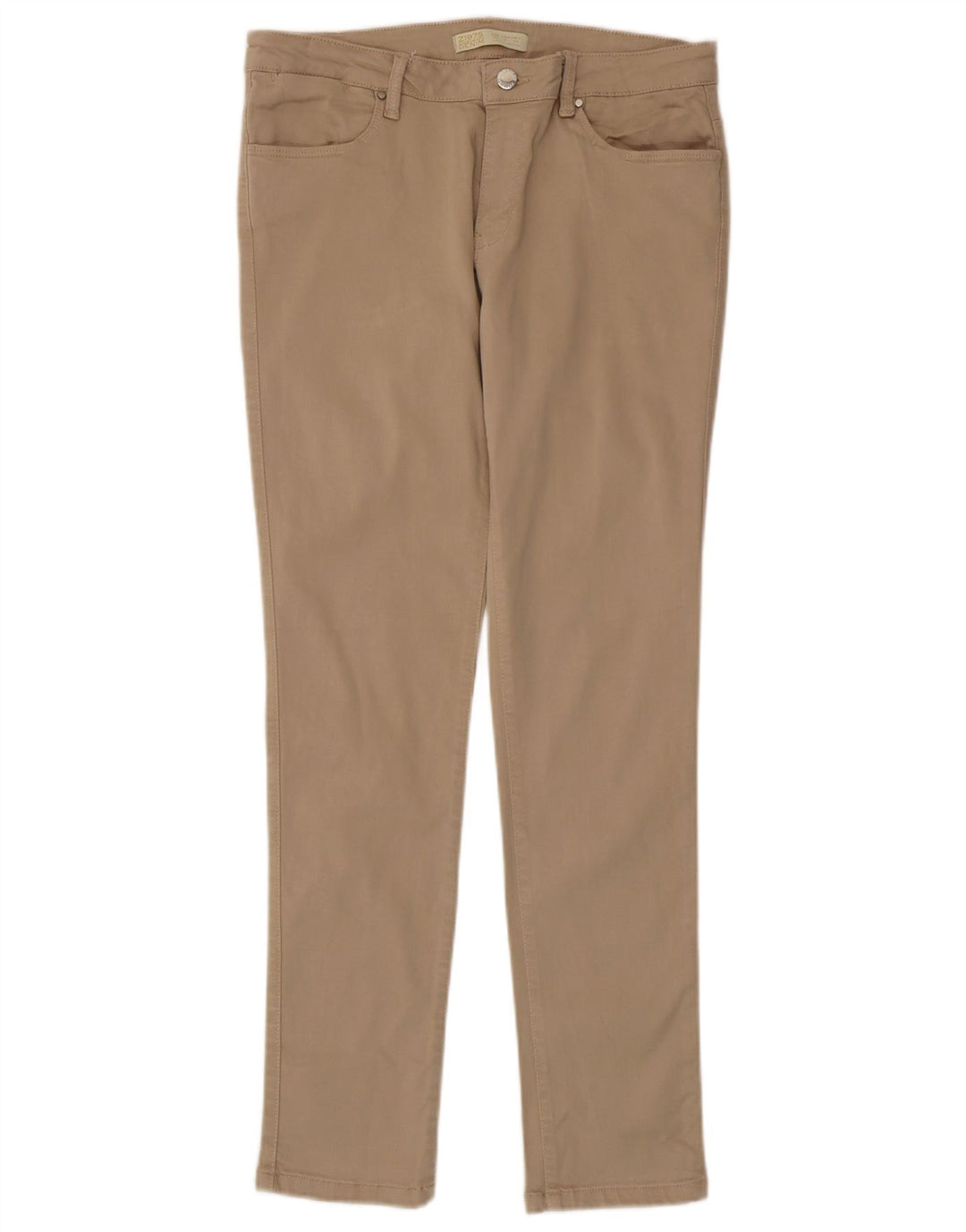 Jeans slim da donna Zara EU 44 XL W34 L30 Beige