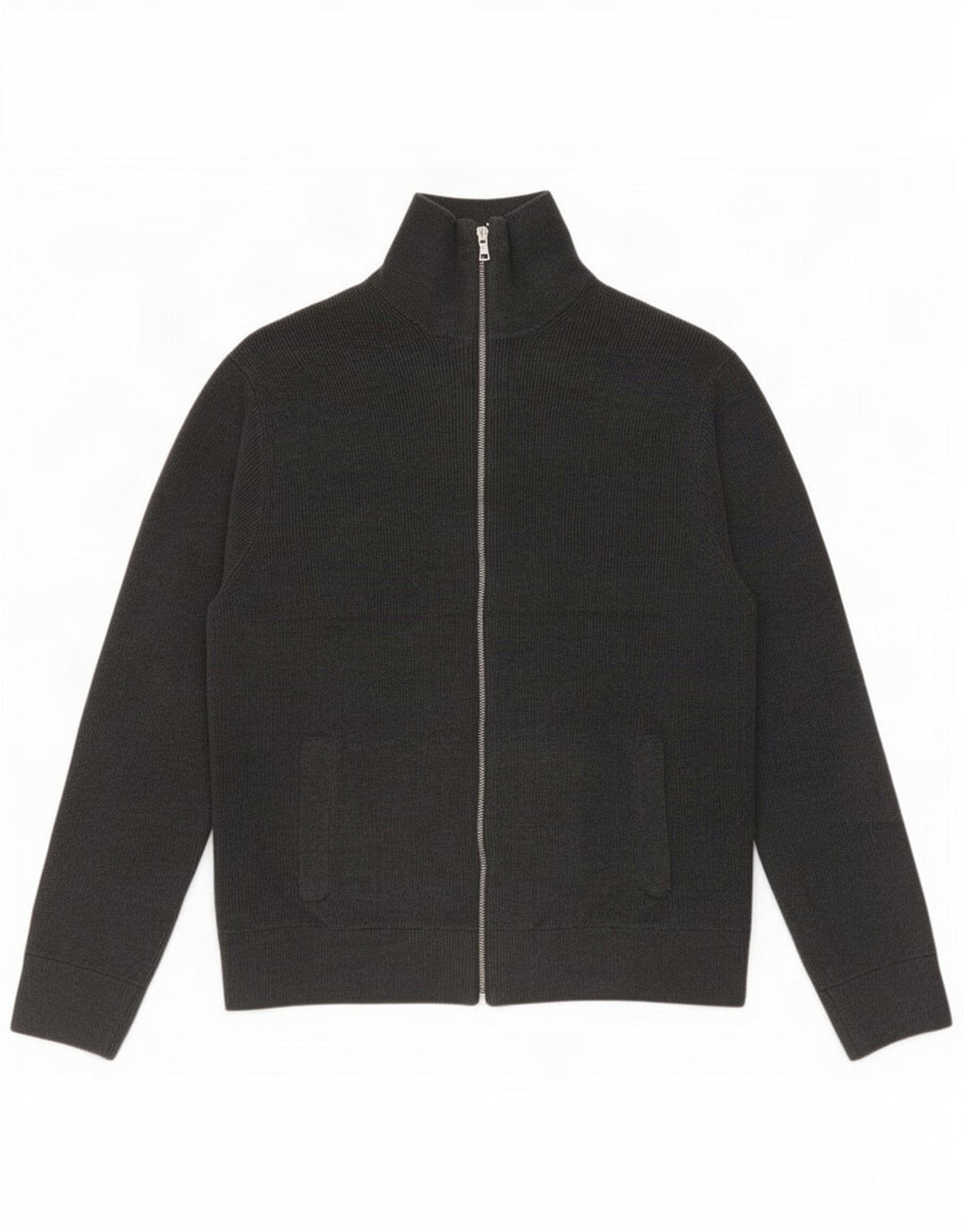 Maglione cardigan da uomo Marks & Spencer grande poliestere grigio