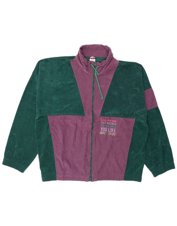 Giacca da uomo in velluto Terinda IT 56 XL Colorblock verde