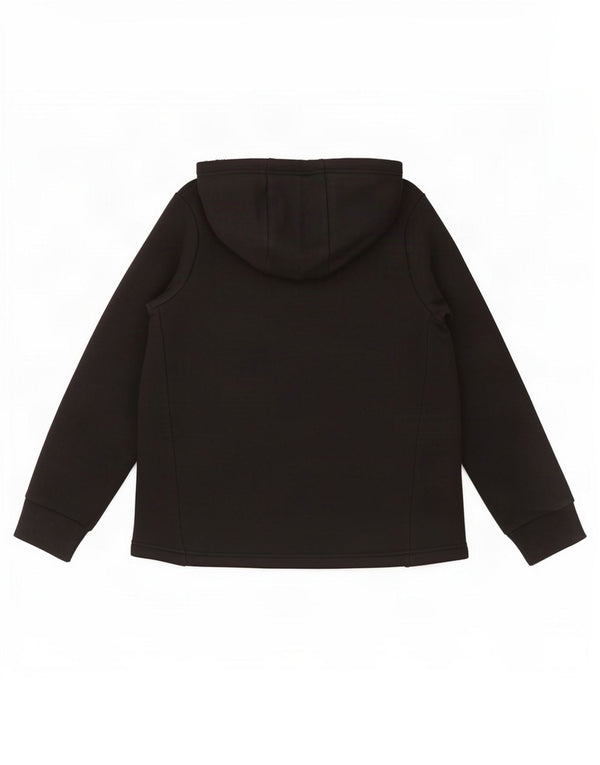 Felpa con cappuccio e zip per ragazze Nike 10-11 anni cotone nero medio